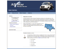 Tablet Screenshot of allstarwrecker.com